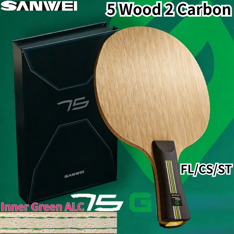 Badminton Background - NOVO SANWEI 75G Inner Green-ALC Lâmina
