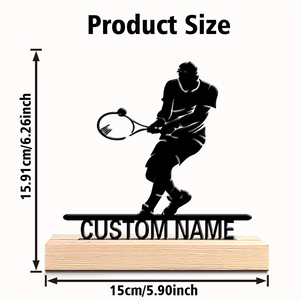 Estátua de Metal Personalizada - Badminton Player avaliação e preço